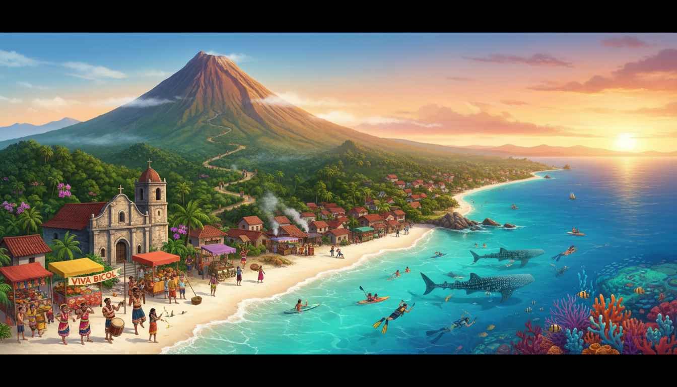 places to visit in bicol region philippines