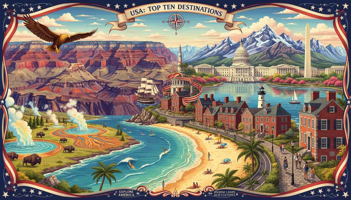 top ten places to visit in the united states