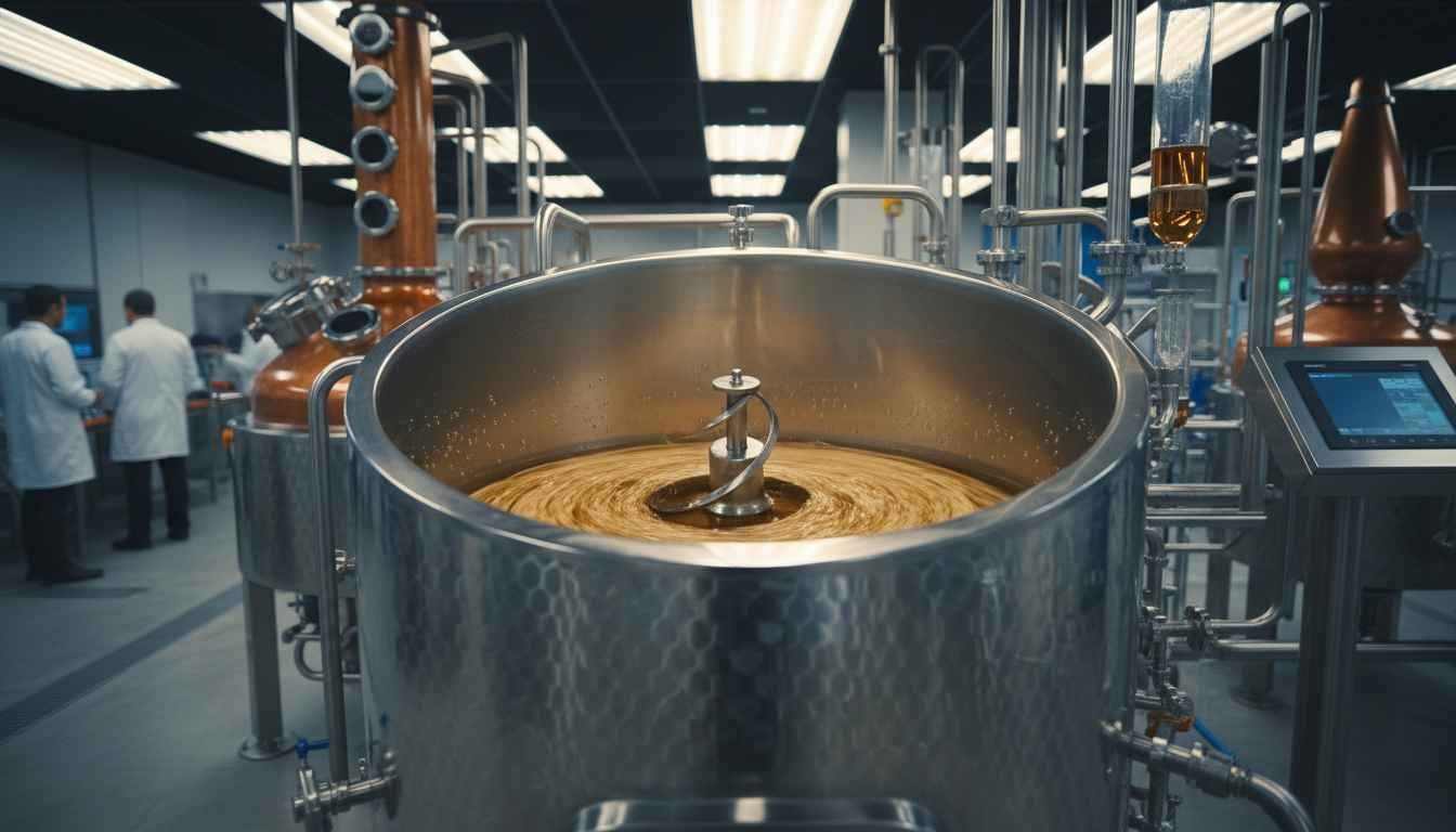 distilling tank mixing technology
