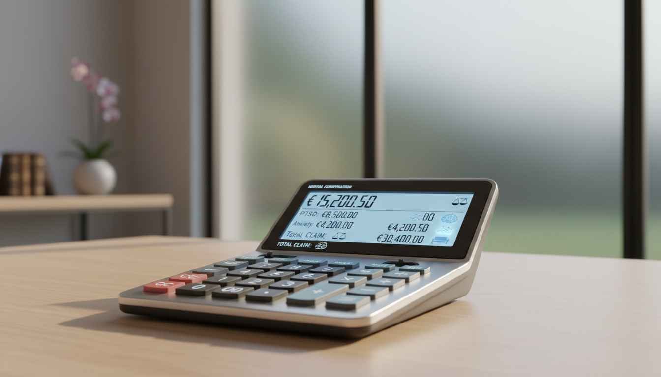 mental health compensation calculator