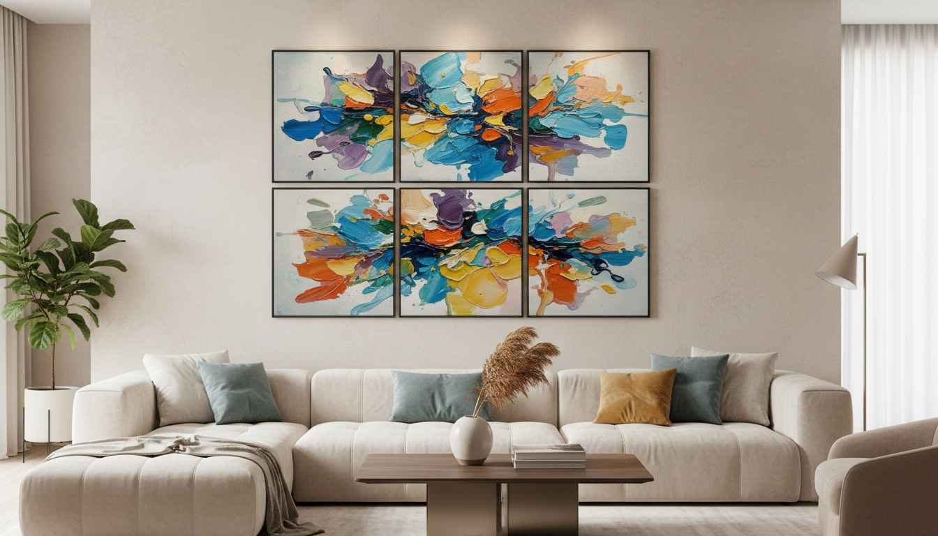 six piece wall art